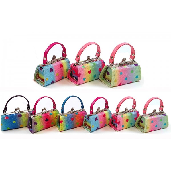 Lipstick Case - Rainbow Hearts Print  - 12PCS/PACK - LS-A312